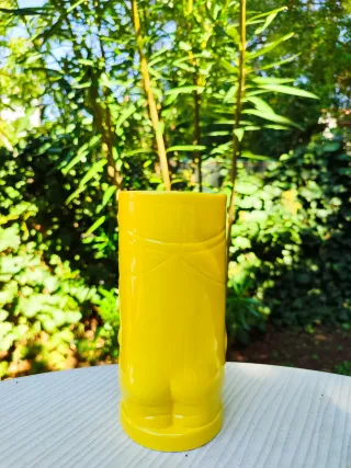 Tazza Tiki Gialla in Ceramica