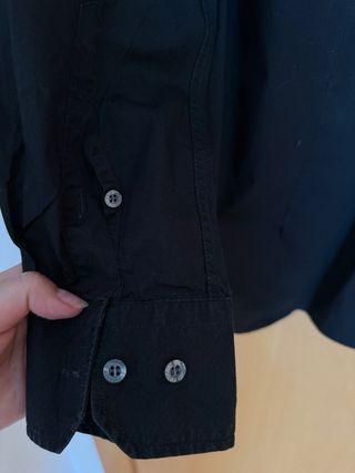 Camisa Lacoste Negra Talla 38