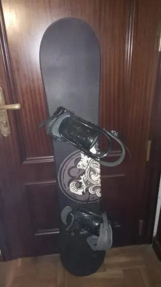 Tabla de Snowboard Negra