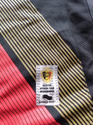Camiseta Selección Bélgica Burrda Sport Negra