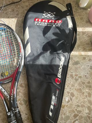 Raquetas de tenis Babolat y Wilson
