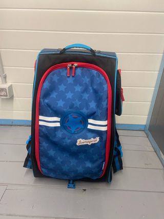 Maleta trolley infantil azul y roja