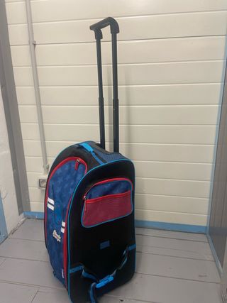 Maleta trolley infantil azul y roja