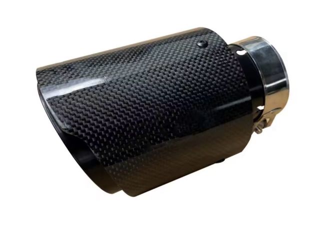 Punta Escape Fibra Carbono Universal