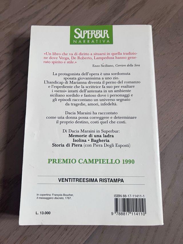 La lunga vita di Marianna Ucrìa