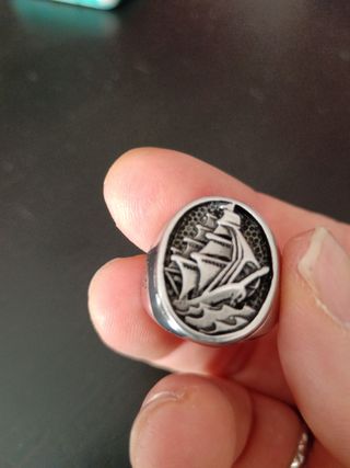 Anello Marlù Argento Nave