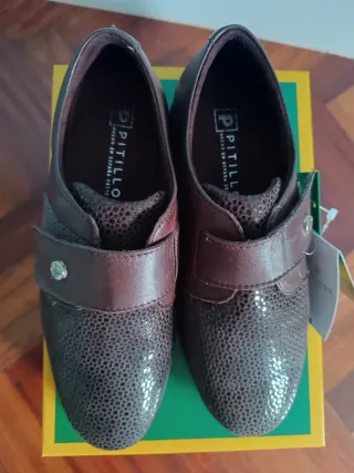 Zapatos Pitillos Marrones Talla 38