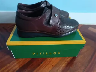 Zapatos Pitillos Marrones Talla 38
