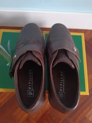 Zapatos Pitillos Marrones Talla 38