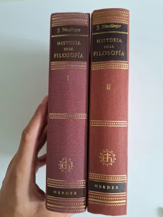 J. HIRSCHBERGER, Historia de la Filosofia I y II