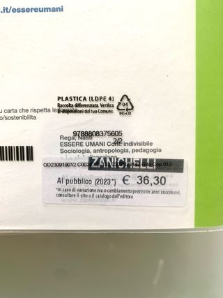 Libro liceo Essere Umani + La Globalizzazione