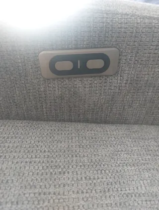 Sillón reclinable de tela