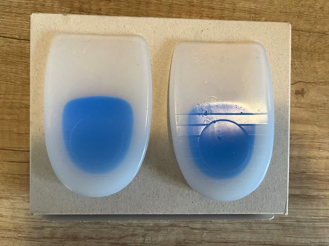 Taloneras de silicona azules