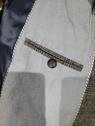 Blazer Massimo Dutti Gris