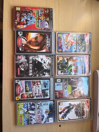 lote de juegos PSP