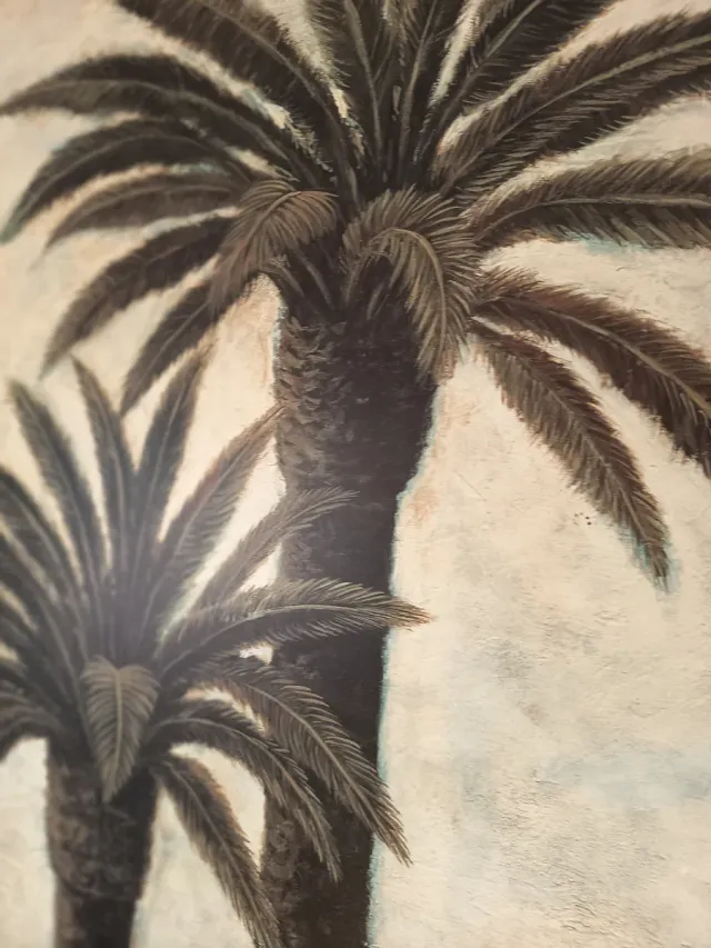 Cuadro de palmeras set de 3