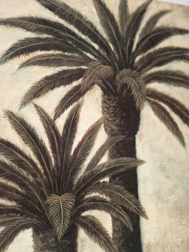 Cuadro de palmeras set de 3