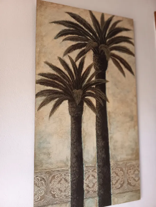 Cuadro de palmeras set de 3