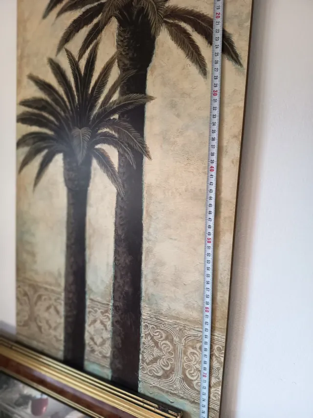 Cuadro de palmeras set de 3