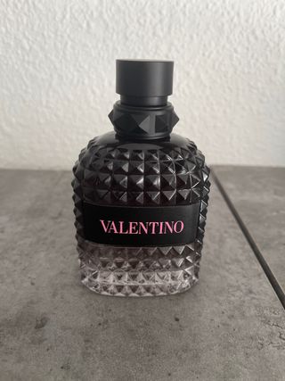 Perfume Valentino Negro y Rosa
