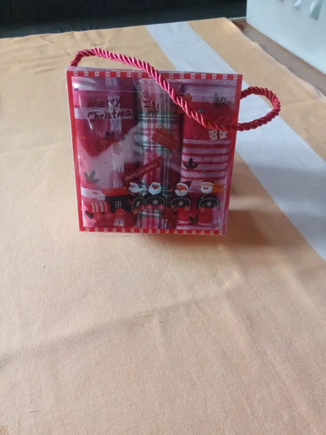 Set 3 strofinacci Natale regalo