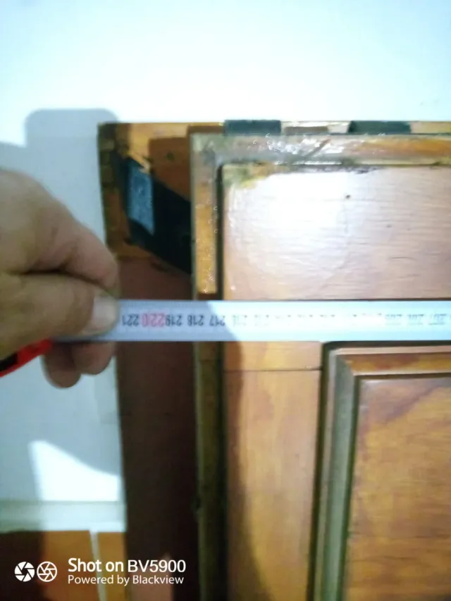 Puerta de madera garaje