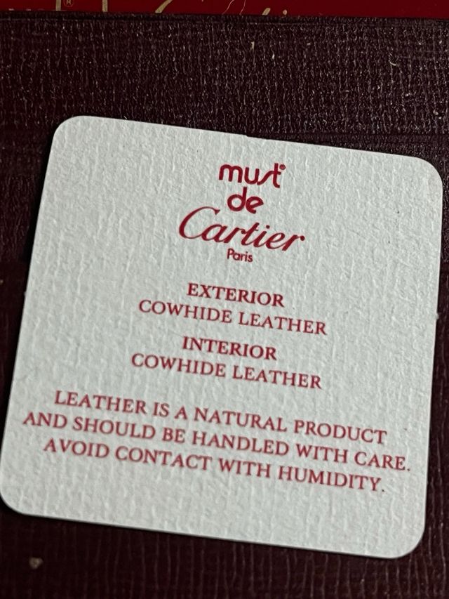 Portafoglio Le Must De Cartier Pelle