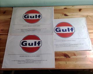 Stampe d'epoca auto GULF