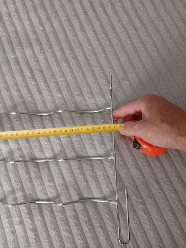 Botellero metálico plateado