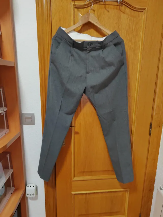 TRAJE ZARA Talla 48 Gris Oscuro (Como Nuevo)