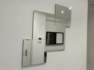 Espejo Diseño Moderno Cristal Metal