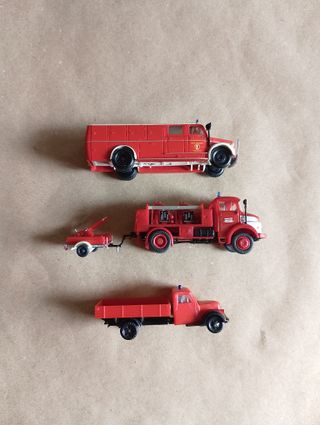 Lote Coches Bomberos H0