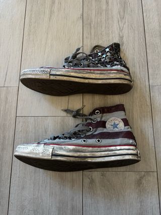 Converse All Star Donna Grigio Rosso