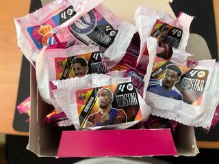 Caja de cromos de chicles de La Liga
