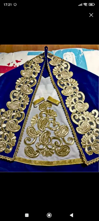 Manto bordado Virgen