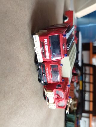 Lote 3 coches bomberos H0