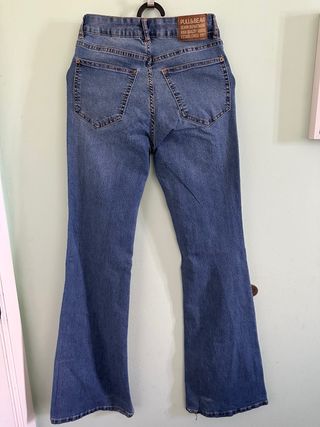 Pantalón campana vaquero. Talla 34