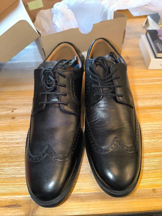 Zapatos Clarks Whiddon Wing Talla 42 Negros