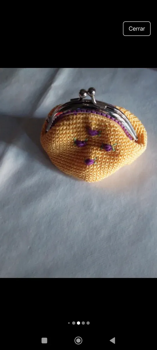 Monederos crochet artesanales