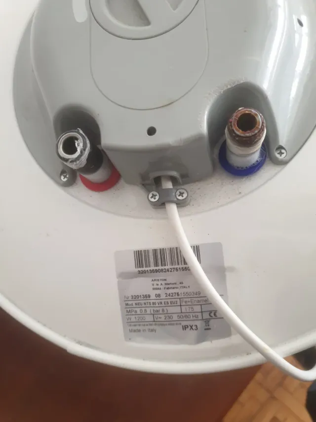 Termo eléctrico 75L blanco