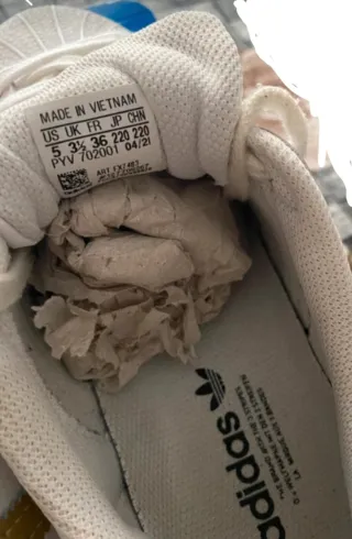 Adidas Superstar Oro Bianco Donna Usate Poco