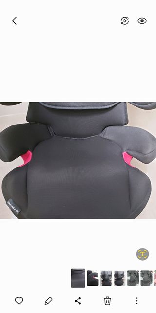 Silla Cybex Pallas 2 Fix Negra