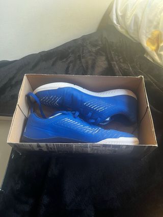 Zapatillas Fútbol Sala Azul/Blanco Casi Nuevas