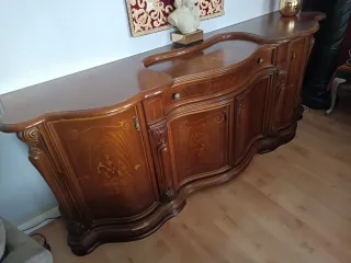 Aparador Italiano Marquetería Madera