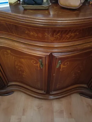 Aparador Italiano Marquetería Madera