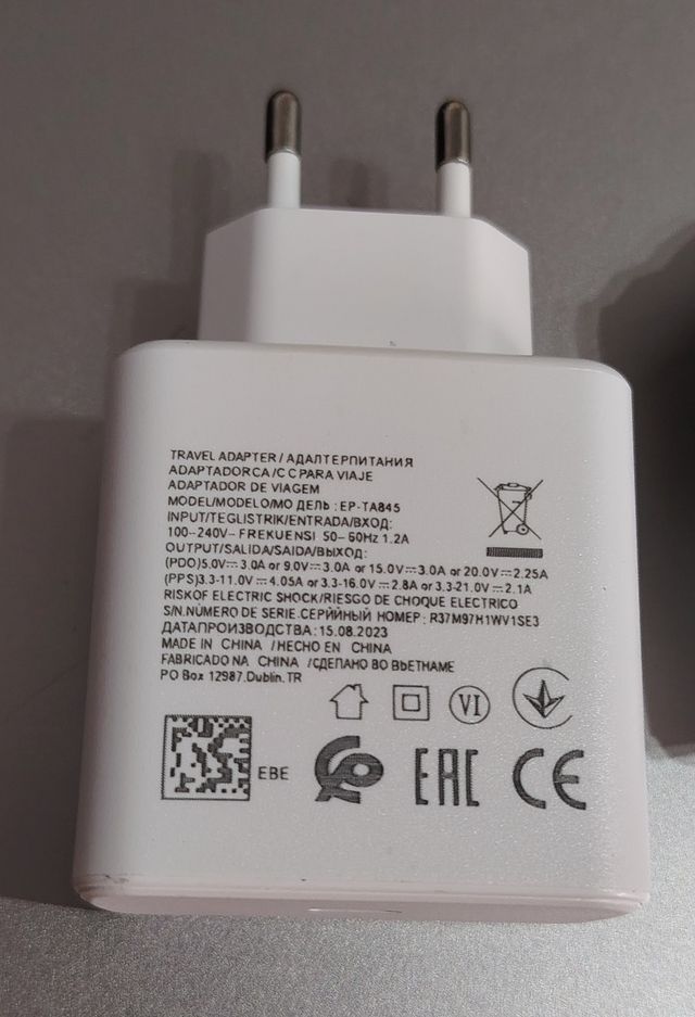 Ricarica rapida per caricabatterie Samsung compatibile USB-C da 45 W