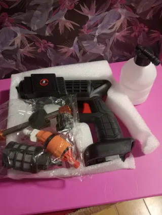 Pistola agua a batería inalámbrica con dos bateria