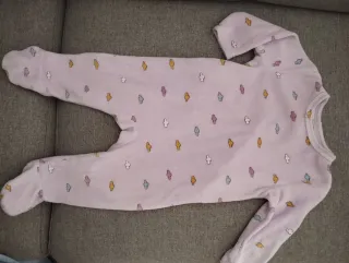 Pijama bebé pies nube multicolor talla 9 meses