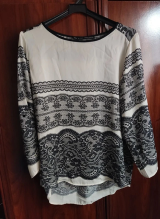 Camiseta Zara Talla M Tacto Seda