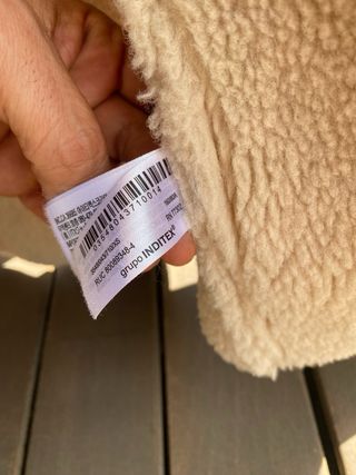 Cazadora Aviador Zara Beige Talla Xs